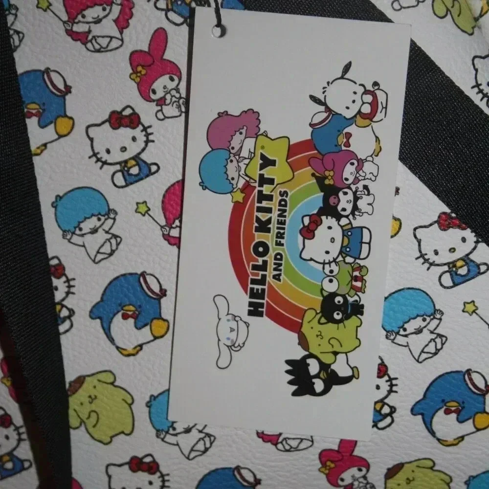 Hello Kitty and Friends Sanrio Mini Backpack Unisex White with Red Bow My Melody